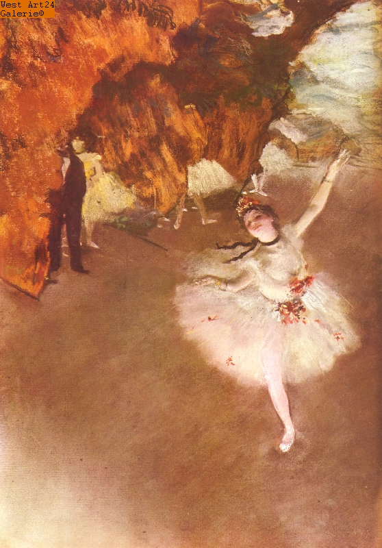 Die Primaballerina nach Degas Gemäldeimitation